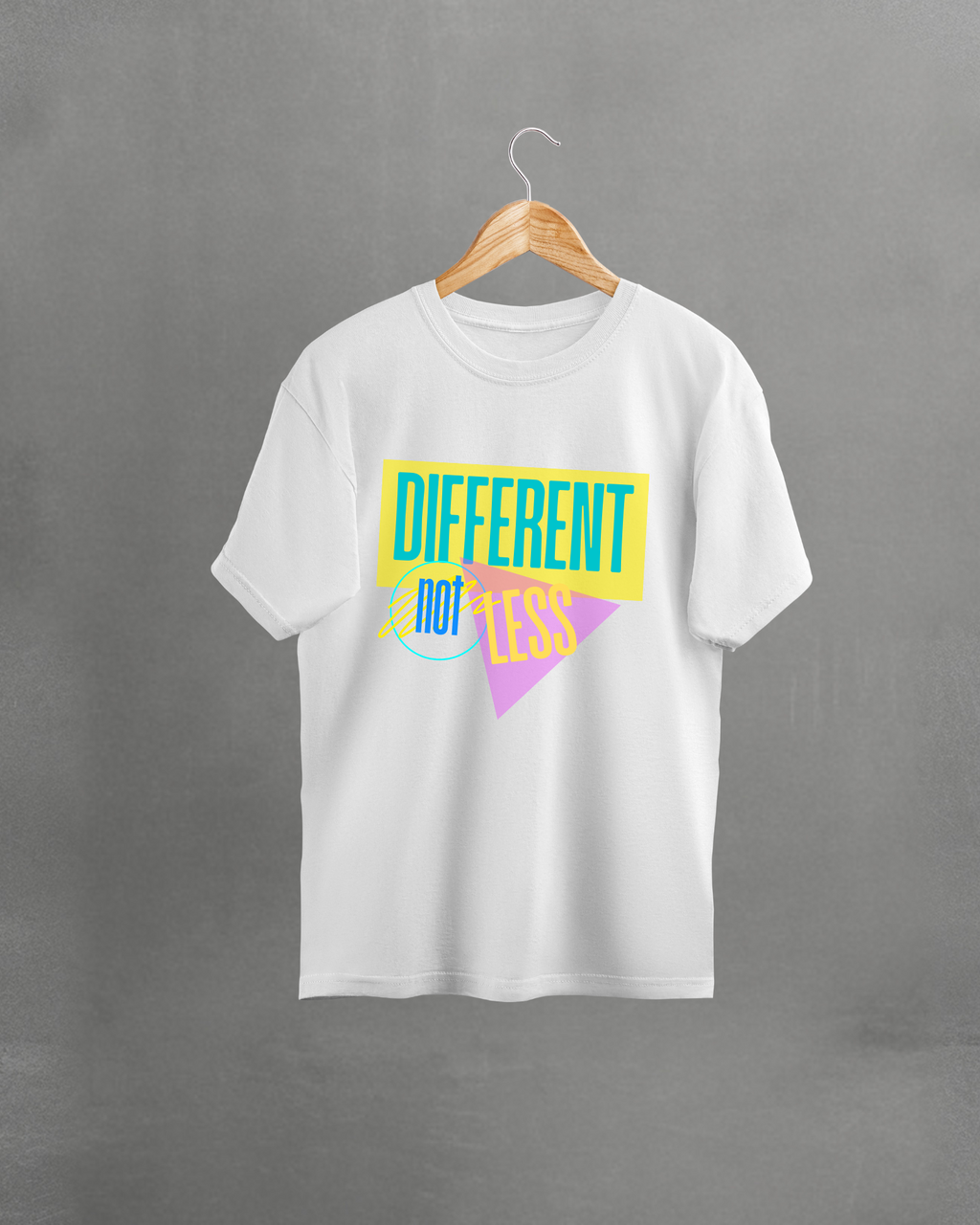 Different Not Less Tee- Retro