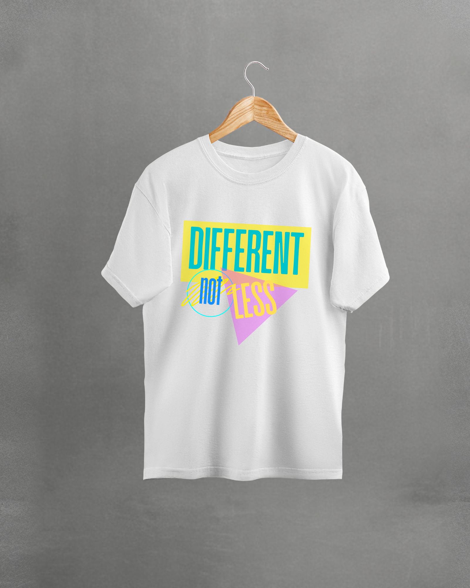 Different Not Less Tee- Retro