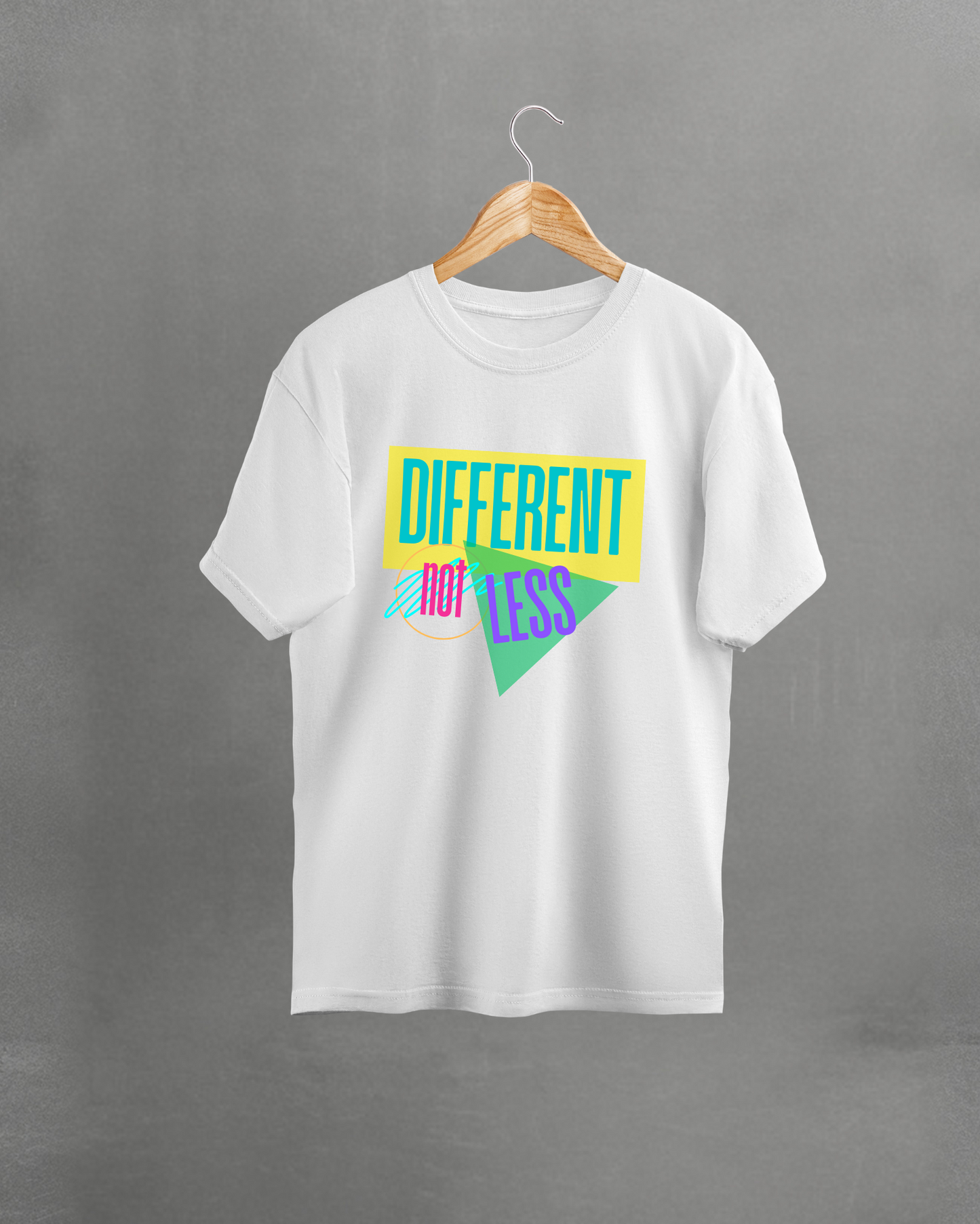 Different Not Less Tee- Retro