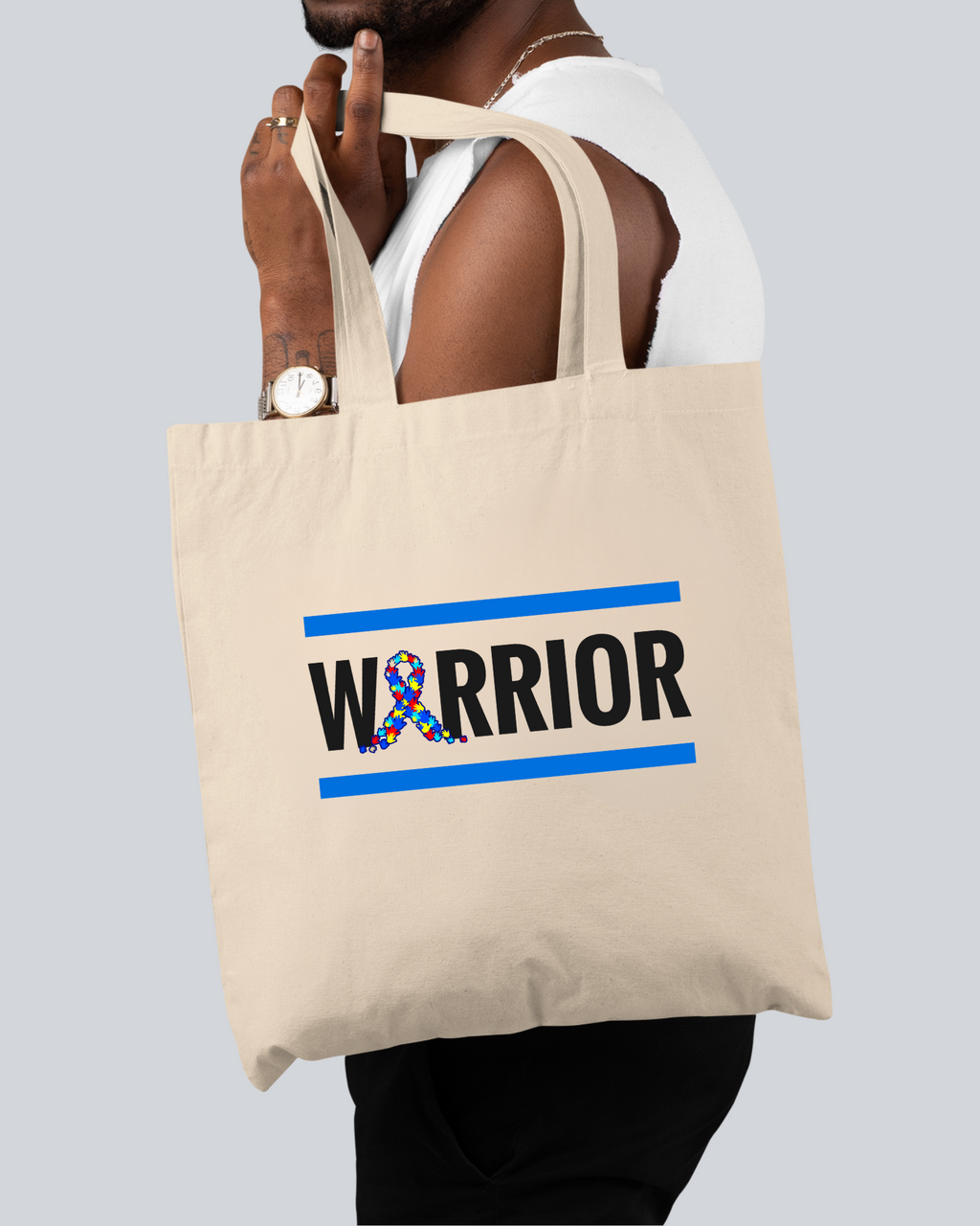 "Warrior" Tote Bag